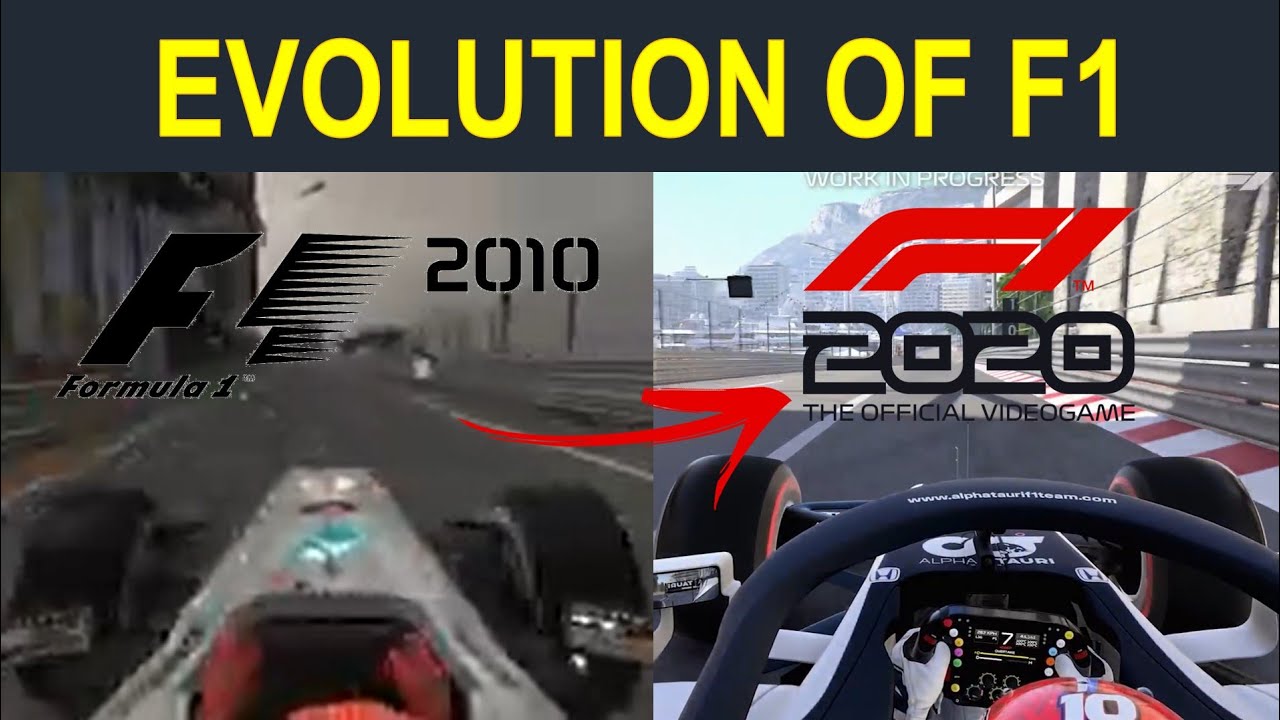 Evolution Of Formula 1 Video Games From 2010 to 2020 (Gameplay Of Monaco) l F1 2010 - F1 2020
