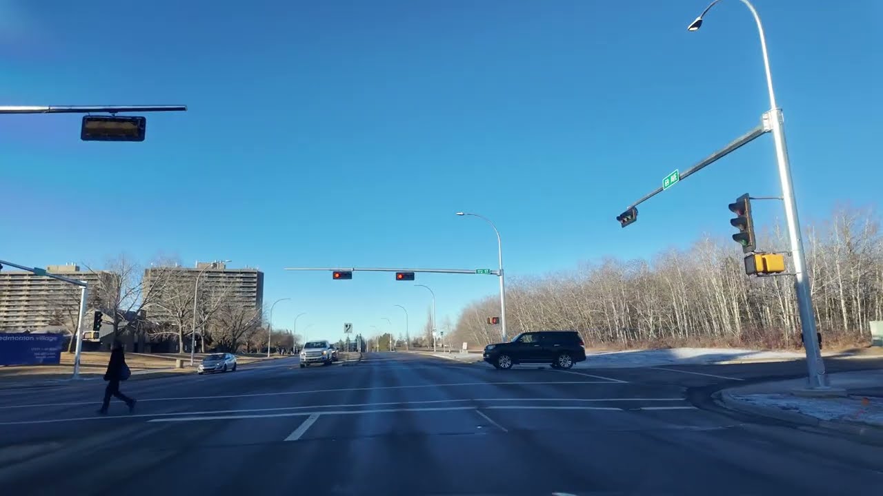 Driving Through Edmonton 🇨🇦 | Real City Life Car Tour 2026