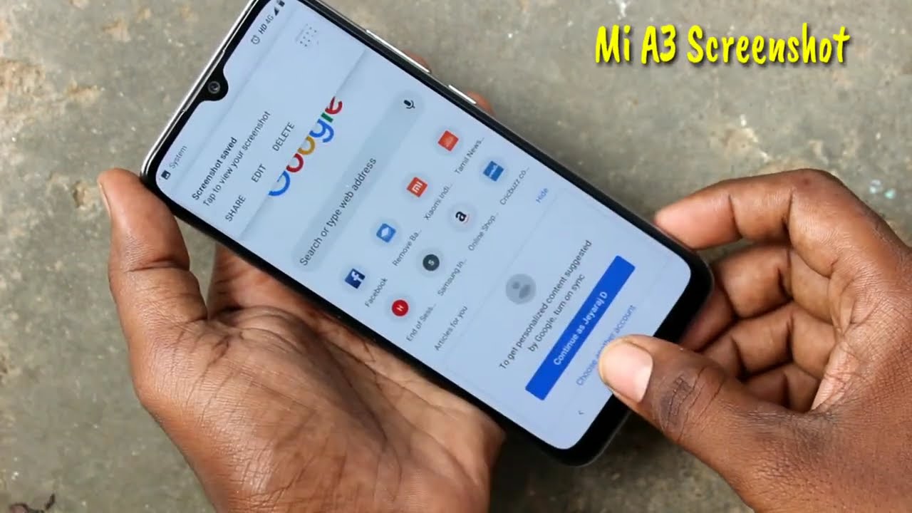 Mi A3 screenshot | 3 different methods of Screenshot