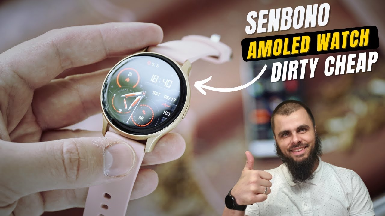 SENBONO  HK89 AMOLED Smartwatch With Bluetooth Call ,The cheapest Amoled Smart watch in 2023