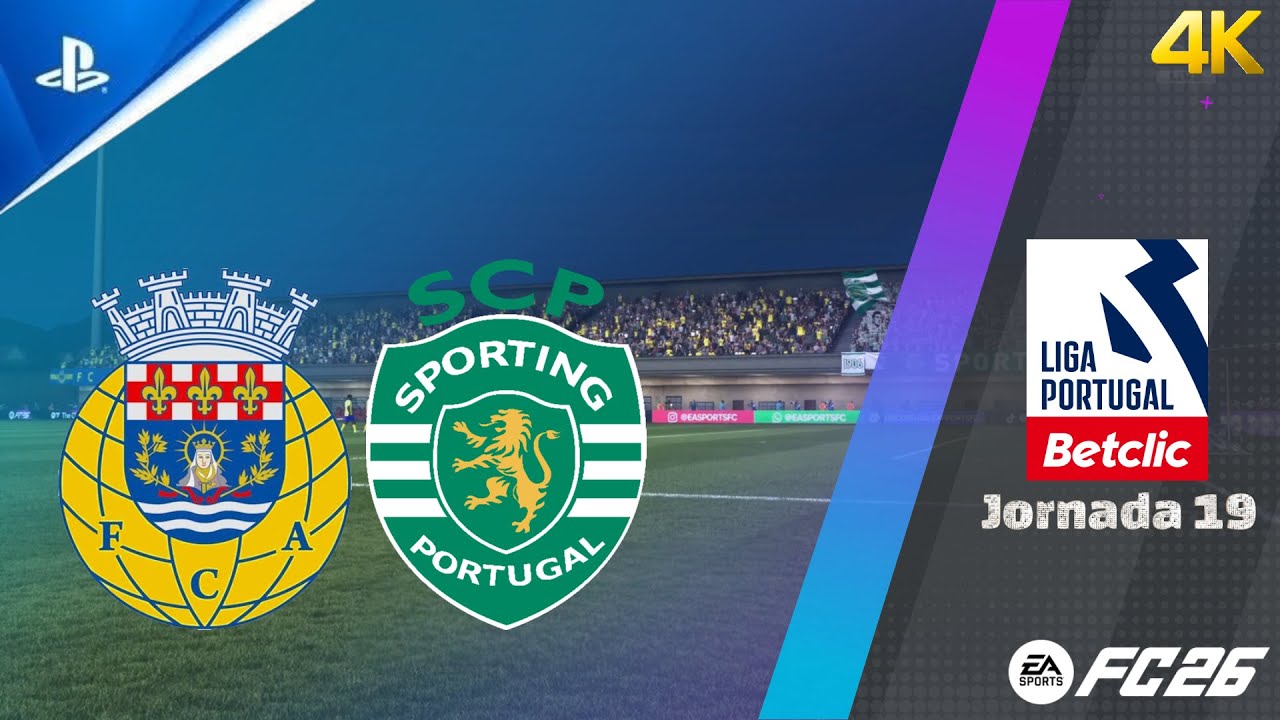 FC Arouca - Sporting CP | LIGA PORTUGAL 25/26 | PS5 4K