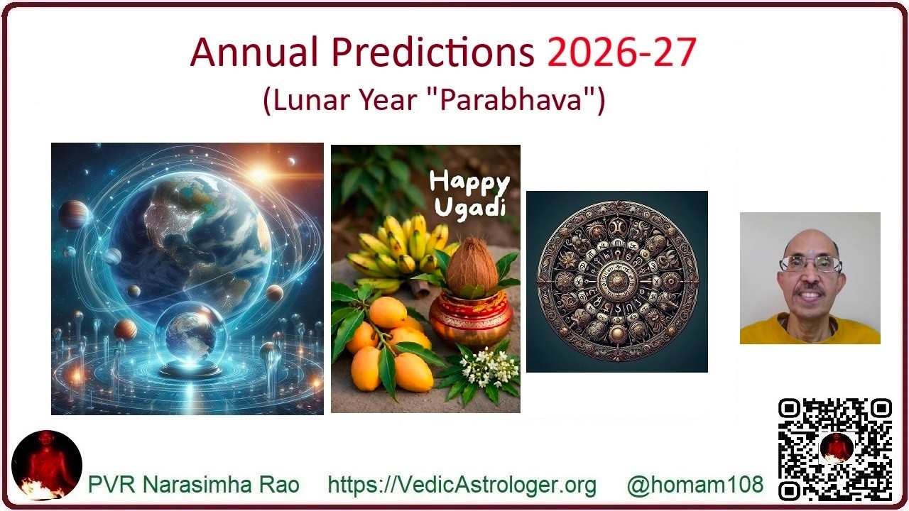 Annual Predictions 2026-27 (Lunar Year Parabhava)