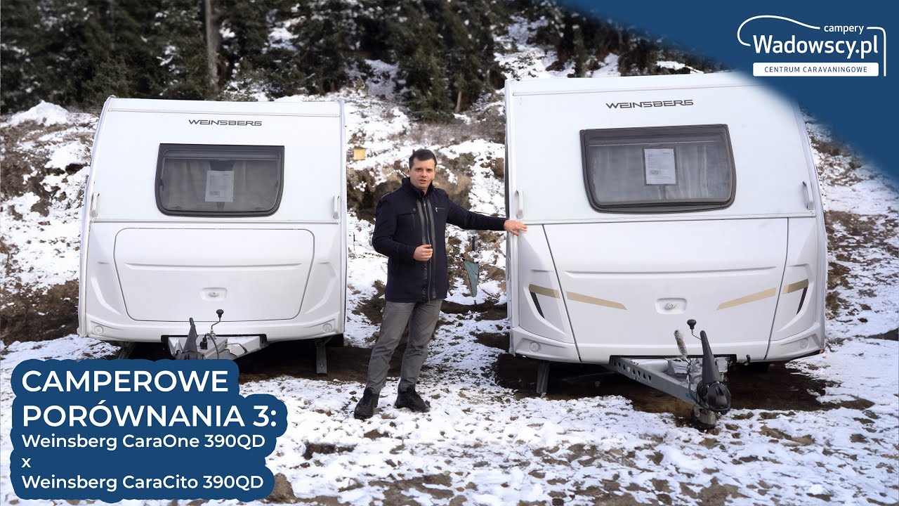 CAMPEROWE PORÓWNANIA 3 💥 Weinsberg CaraOne 390QD x Weinsberg CaraCito 390QD
