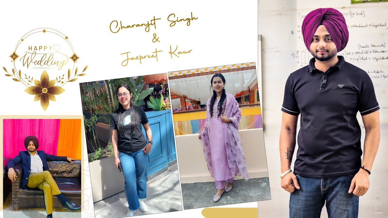 Charanjit Singh Weds Jaspreet Kaur wedding ceremony