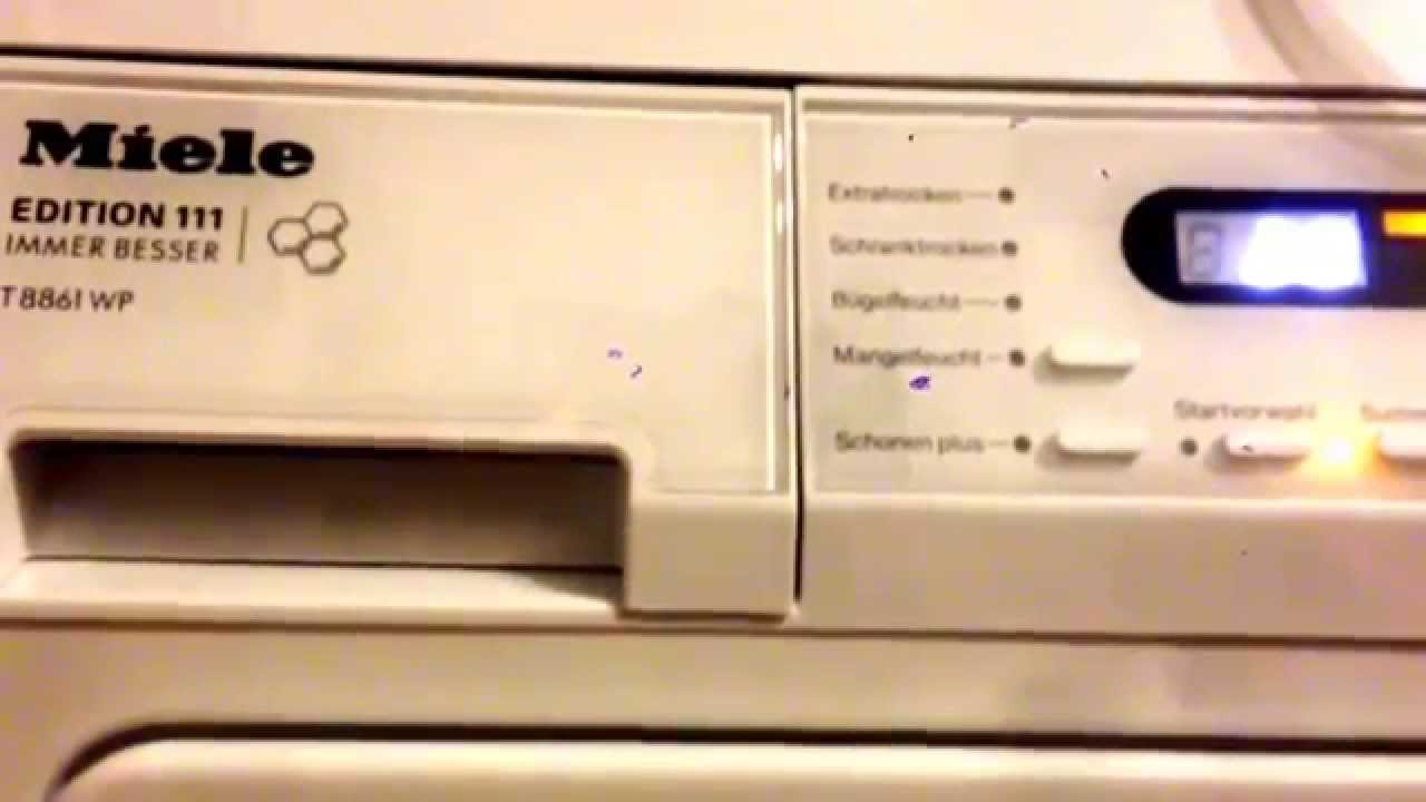 Miele T8861WP DEFEKT?