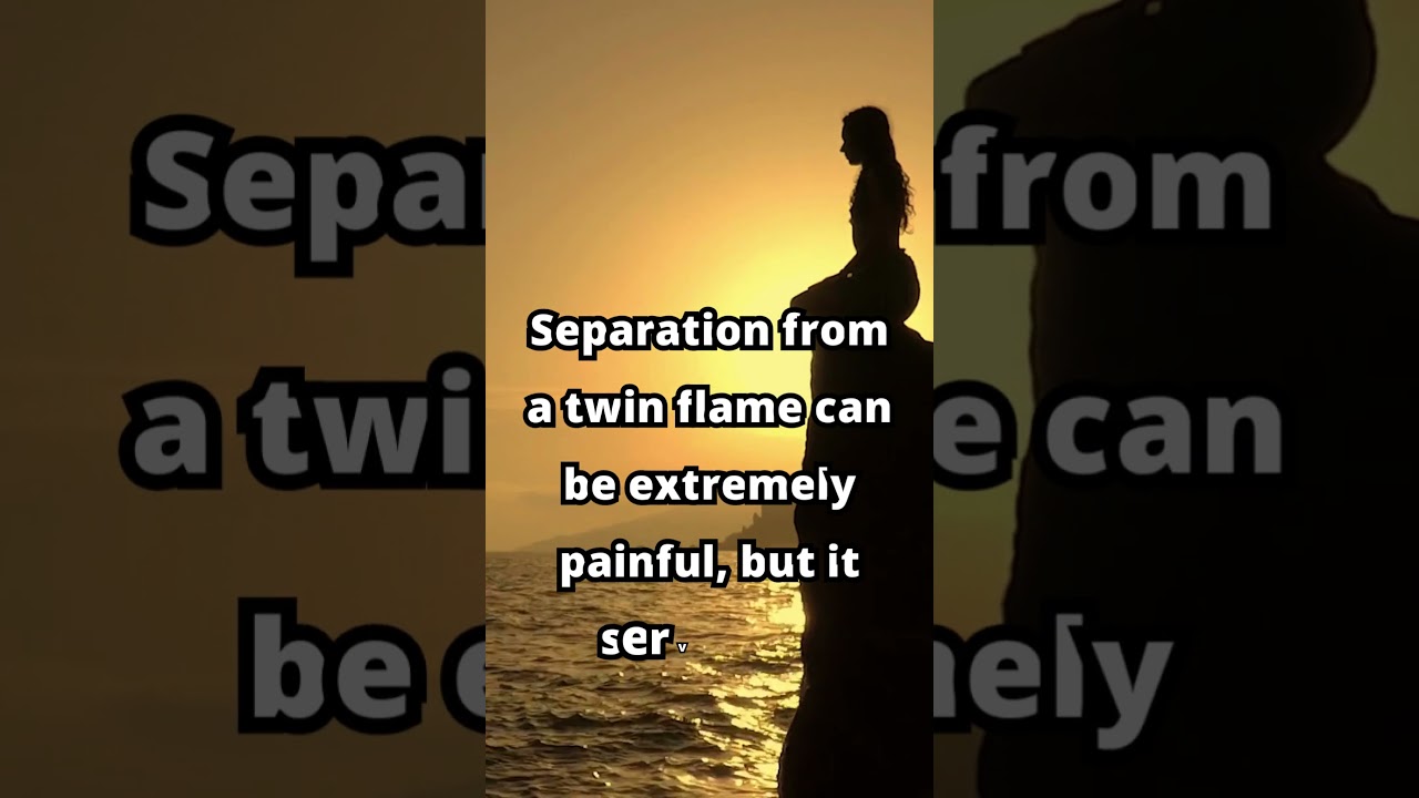 Twin Flame Separation is a Catalyst for Growth #soulawakening #twinflame