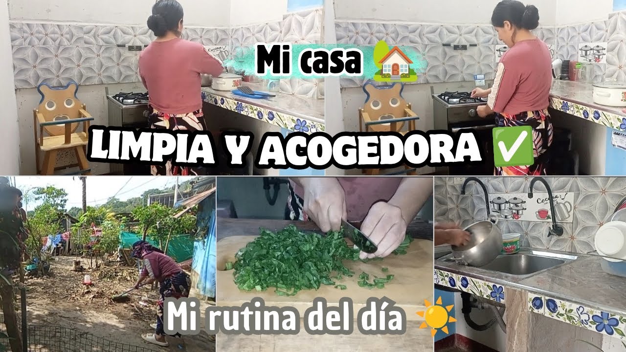 No TENGO una CASA LUJOSA Pero la mantengo Limpia y Acogedora🏠Rutina de mamá y ama de casa#midiaadia 
