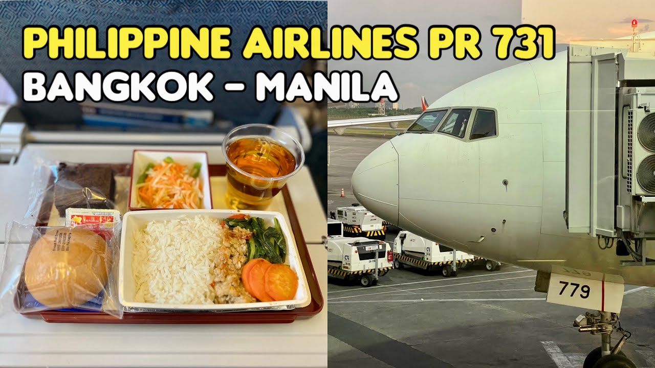 FLIGHT REVIEW PHILIPPINE AIRLINES BOEING 777-300ER DARI BANGKOK KE MANILA