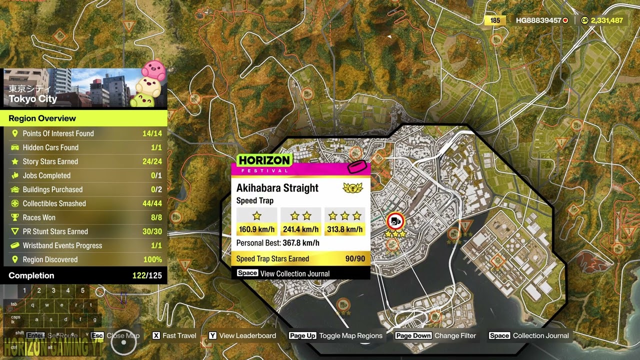 FH6 How to Find Tokyo City PR Stunt Stars Earned 30/30  Location - Forza Horizon 6