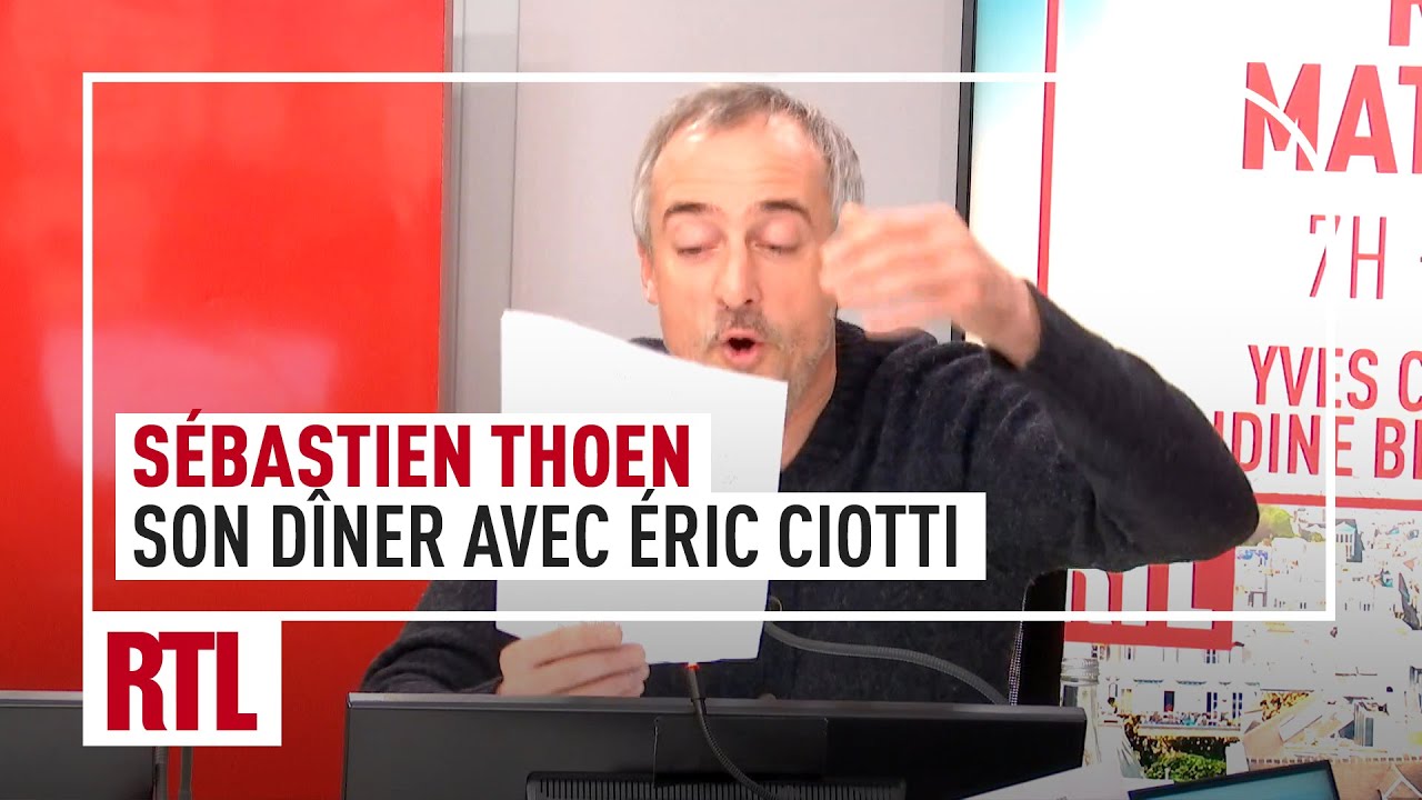 Sébastien Thoen : son dîner avec Eric Ciotti