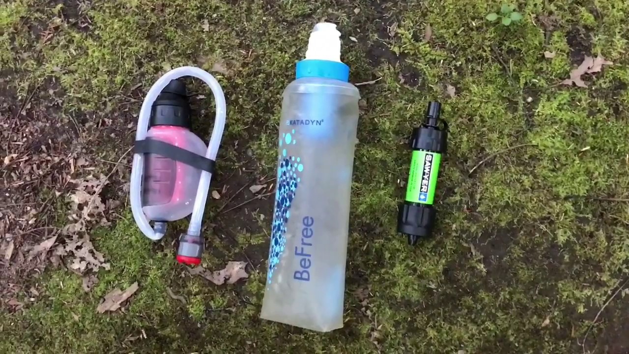 MSR TrailShot vs Katadyn BeFree vs Sawyer Mini Squeeze Water Filter Comparison