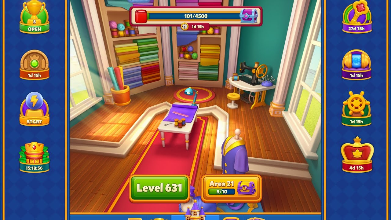 Royal Match Tutorial | Levels 631-643 First Try still undefeated since level 1