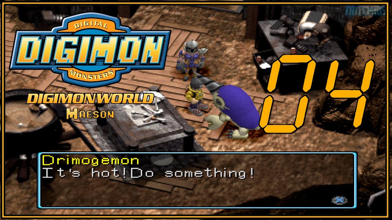 Digimon World Maeson #4 - Dirt Transport Job in Drill Tunnel - (No Commentary)