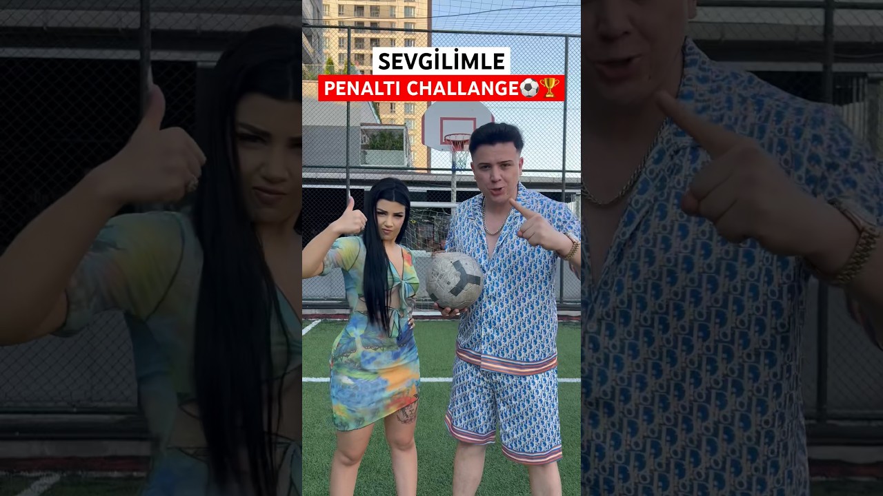 Semih Varol-G&ouml;zde Akg&uuml;n | Sevgilimle penaltı challange | #semihvarol #shorts