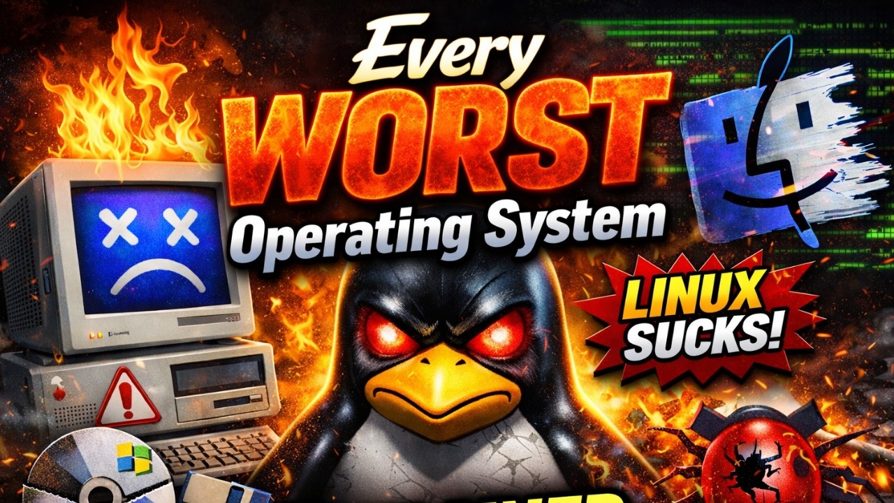 Every Worst Operating System Explained in 8 Minutes