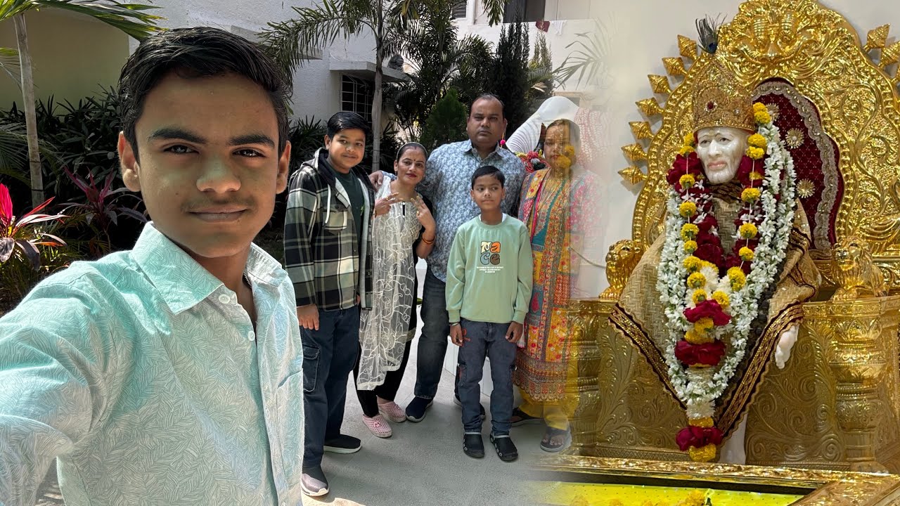 Sai Nagar shirdi  🥰 | Finally Pahunch Gaye |#trending #travel #Theayushmaanvlogs