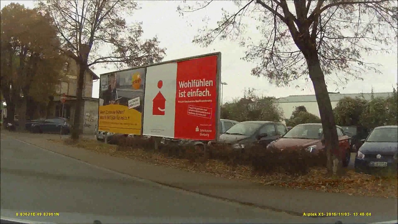 Ortsdurchfahrt im Reinheimer Hügelland/DA: Reinheim (Ost rein, West raus)