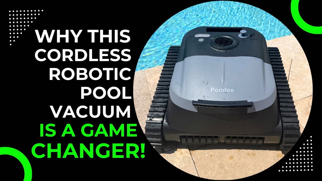 Review of this Cordless Robotic Pool Cleaner - Pondee X5