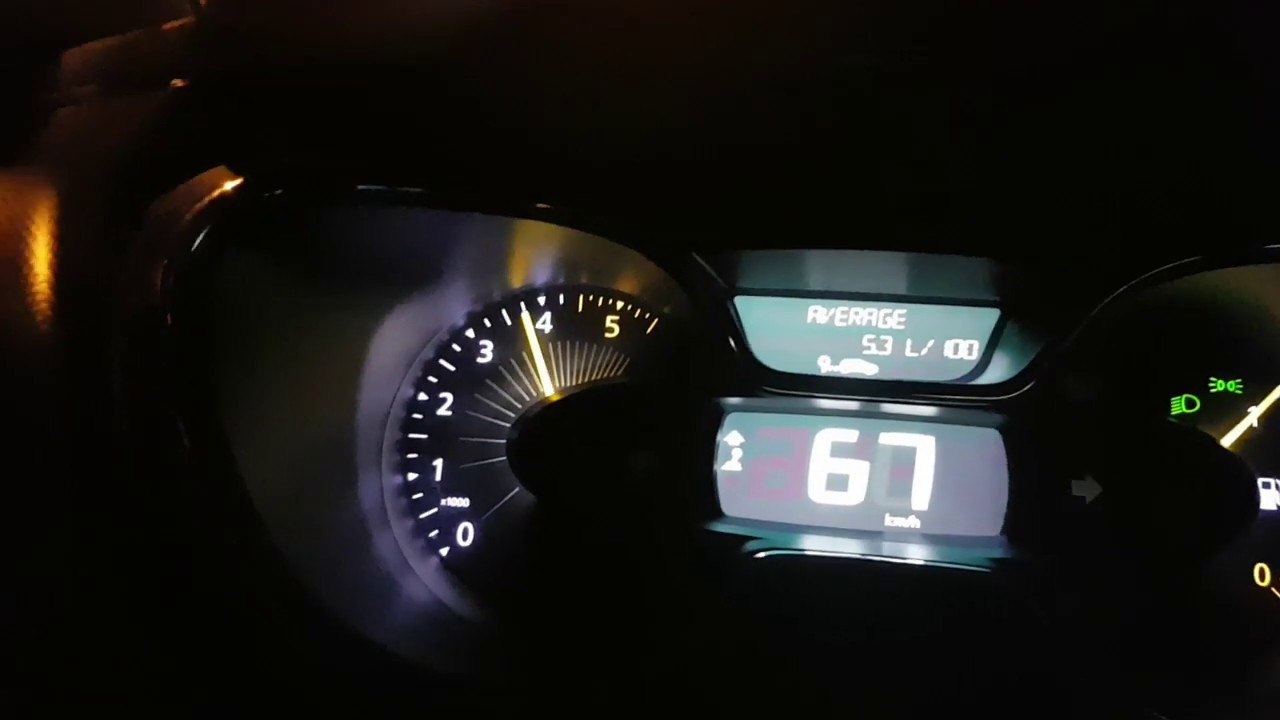 Renault Captur dCi 90 Acceleration 0-100km/h