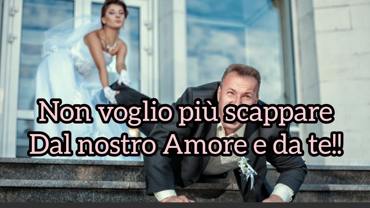 Non voglio più scappare dal nostro Amore e da te!!!