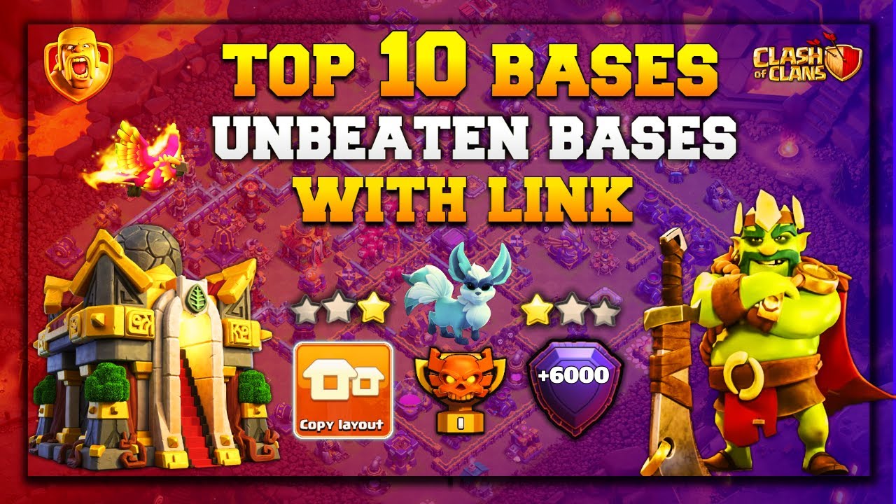 TOP 10 *UNSEEN* Town Hall 16 Base With Link | Th16 Anti *ROOT RIDER* Base.