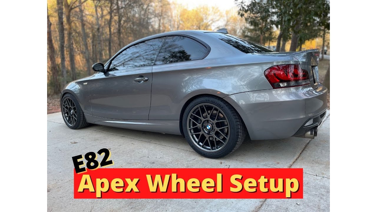 DAILY BUILD BMW E82 APEX ARC8 WHEELS | NEW WHEELS AND TIRE SETUP