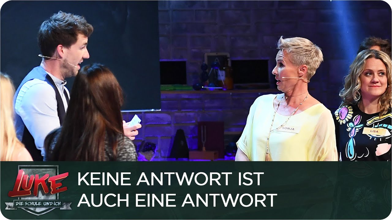 Sonja Zietlow wartet auf ein Geistesblitz | Abschlussprüfung | LUKE! Die Schule und ich