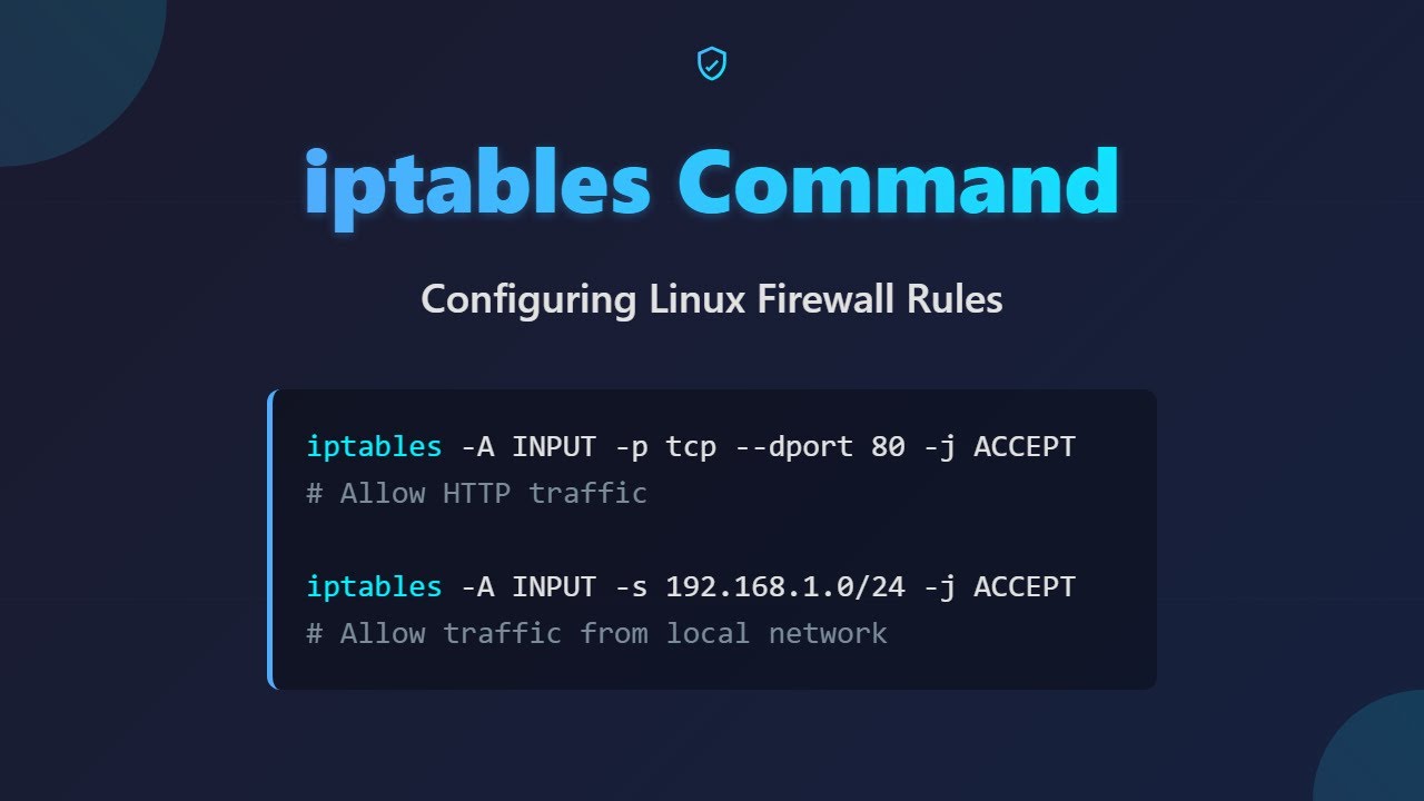 Tutorial iptables: come padroneggiare la configurazione del firewall Linux 🔥
