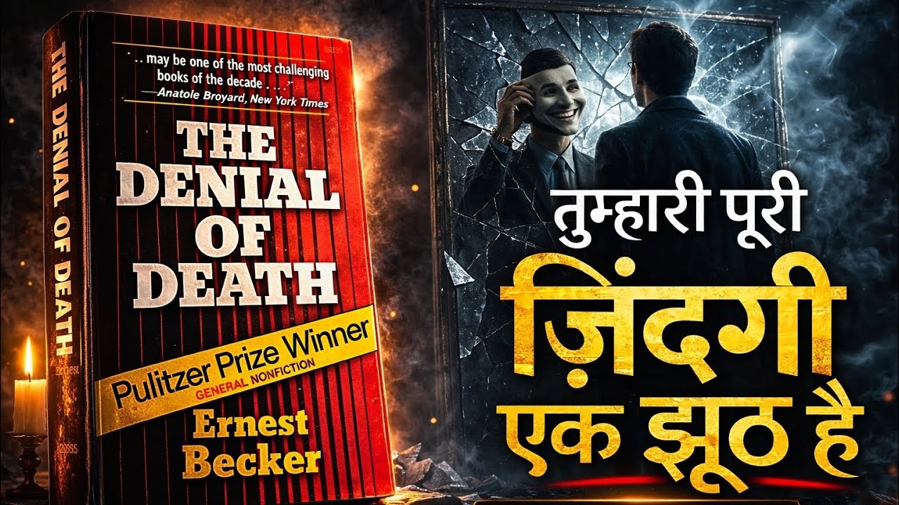 99% लोग इस खौफनाक सच से भाग रहे हैं 🔥 | The Denial of Death Book Summary | Audiobook