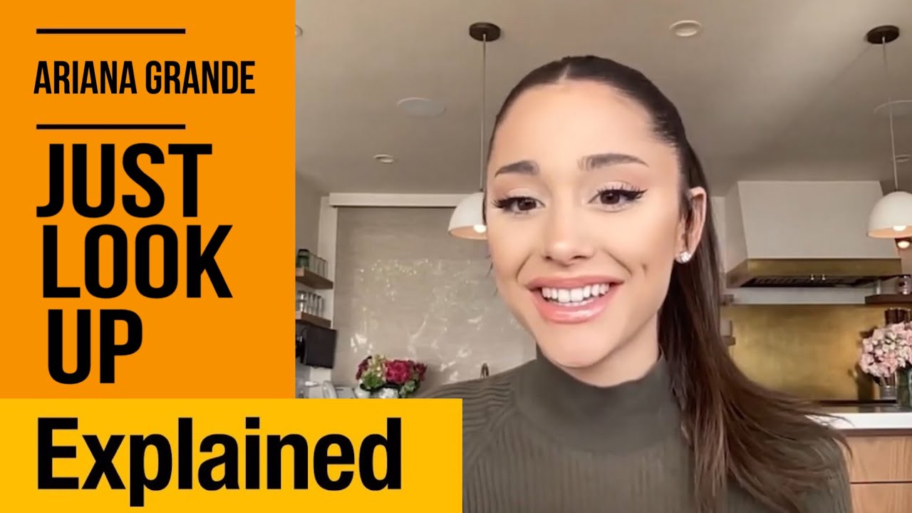 Ariana Grande “Just Look Up” Interview With “Don’t Look Up” Cast