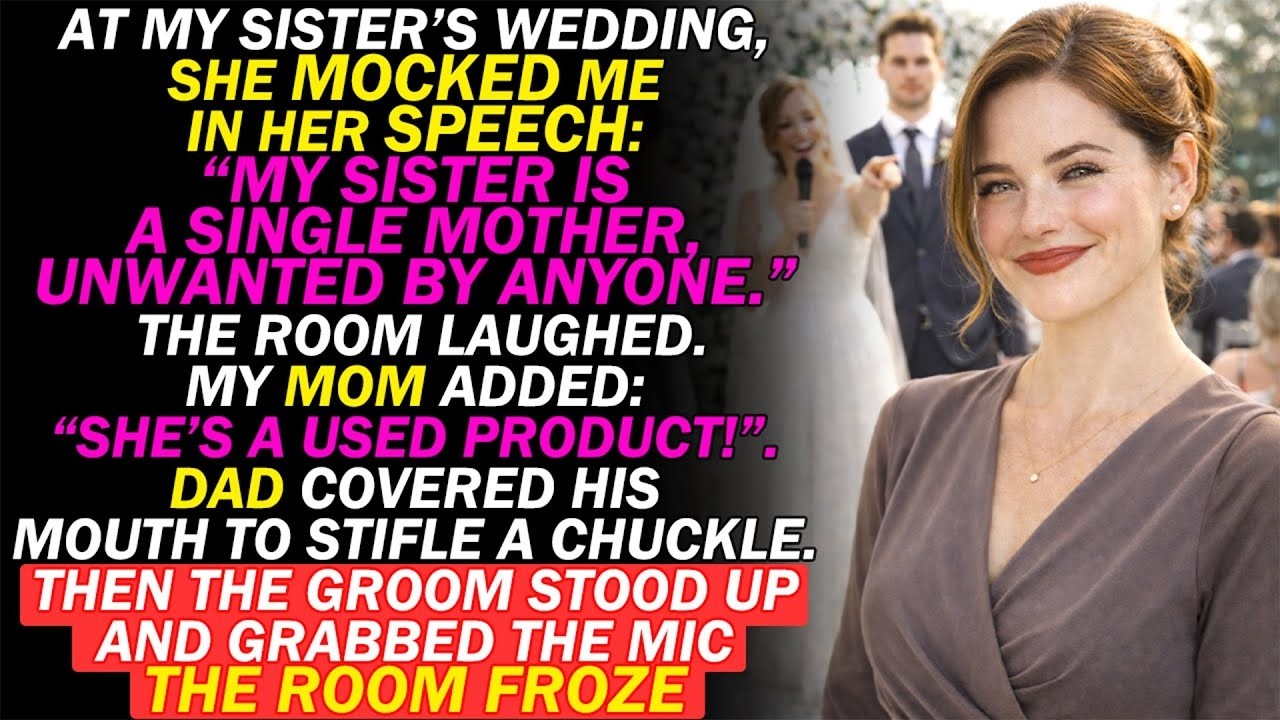 When My Sister Called Me 'Unwanted' At Her Wedding, My Parents Cover Their Mounth, Laughing