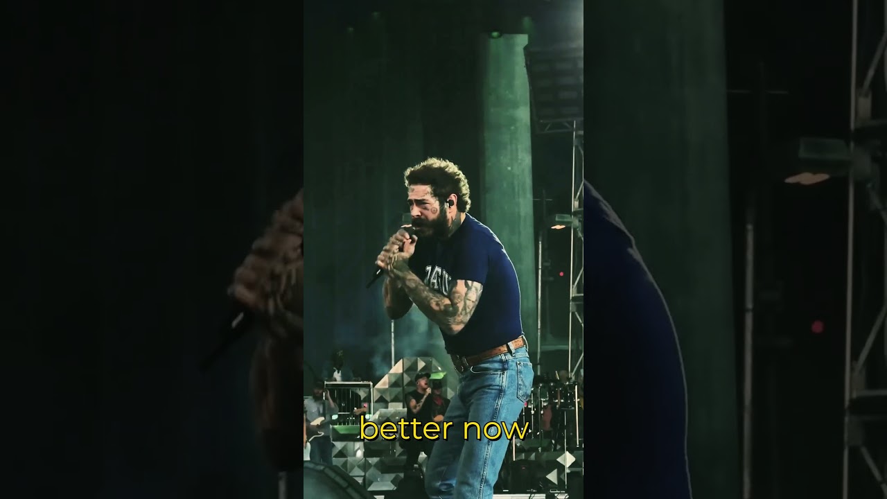 Post Malone Performs &lsquo;Better Now&rsquo; Live 🤯🎤 #prague #postmalone