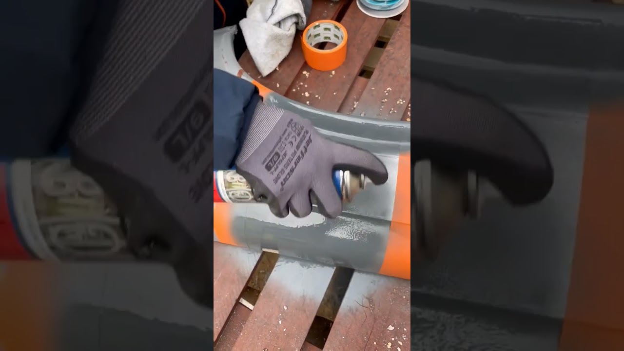 Semprotan Galvanisasi Zinga. #galvanising #galvanized #rust #steelfabrication