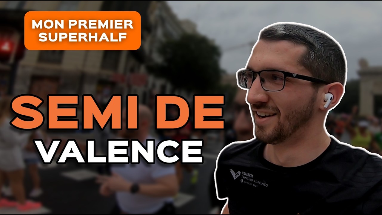 SEMI MARATHON DE VALENCE : J'ai couru toute la course sous la pluie !