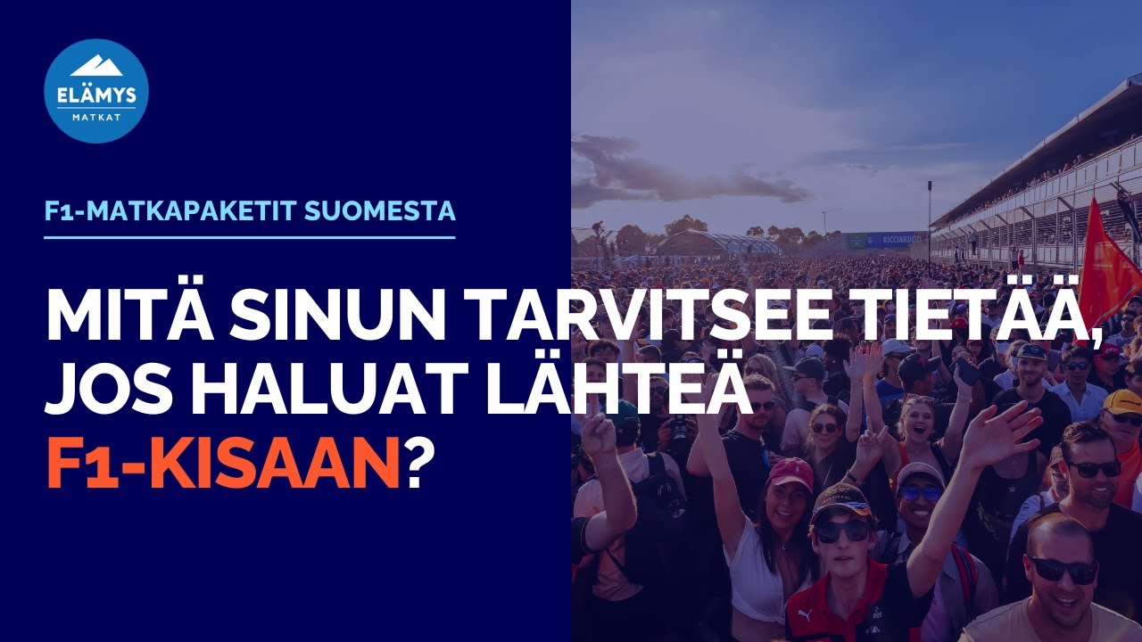 El&auml;mys-cast, jakso 1: Mit&auml; sinun tarvitsee tiet&auml;&auml;, jos haluat l&auml;hte&auml; F1-kisaan? 🏎️