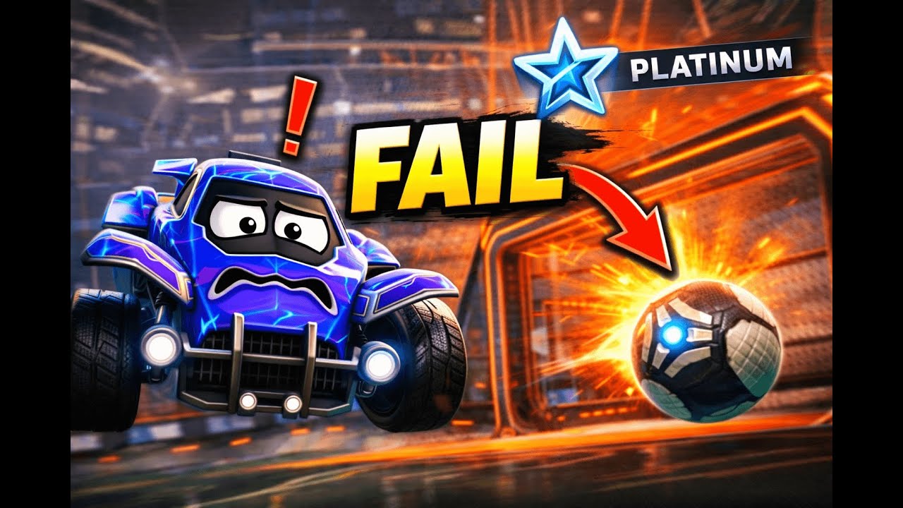 This shouldn't have happened in PLATINUM...🤡Rocket League Gameplay