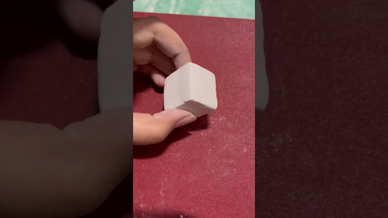 Check out my video of making of a cube by Plaster Of Paris //1st year bds// #shorts #bds #like