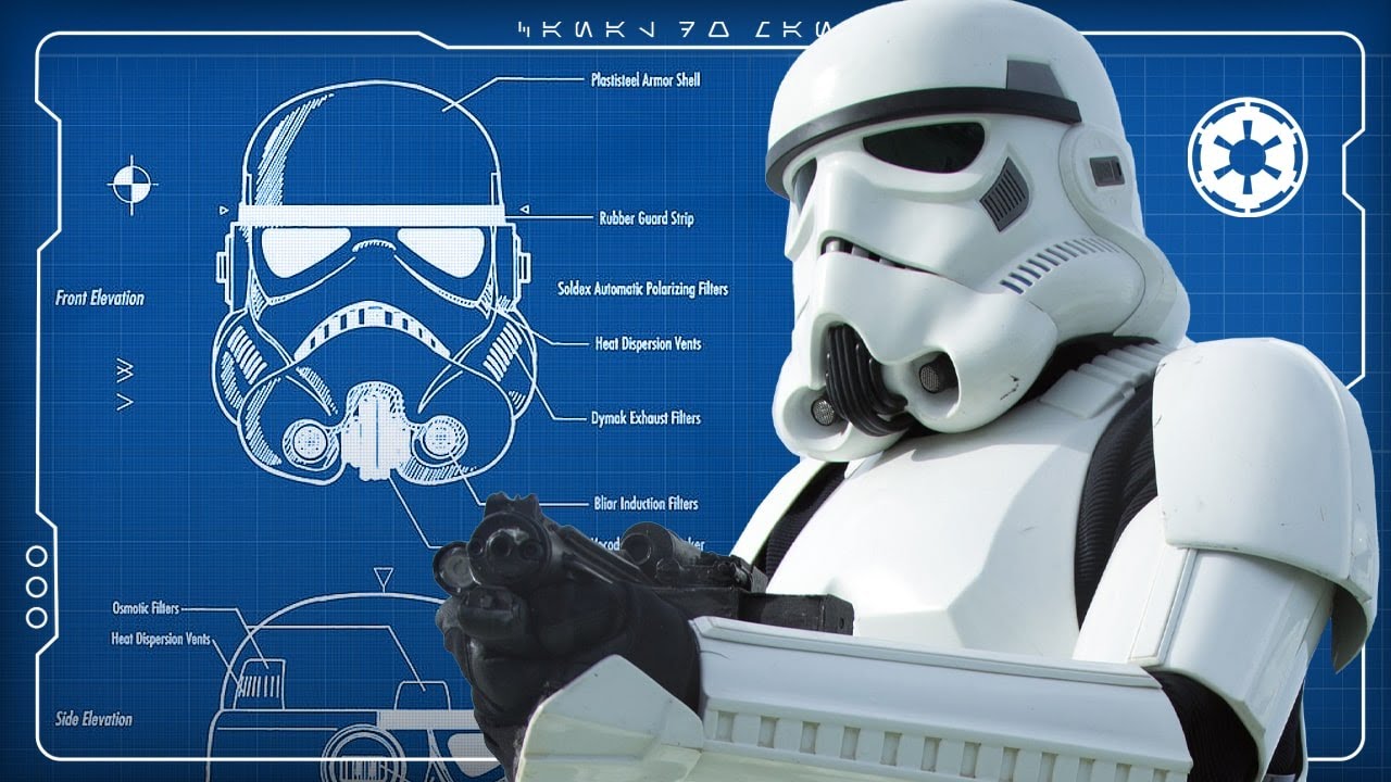 COMO FUNCIONA A ARMADURA DOS STORMTROOPERS? | Canal do Mando