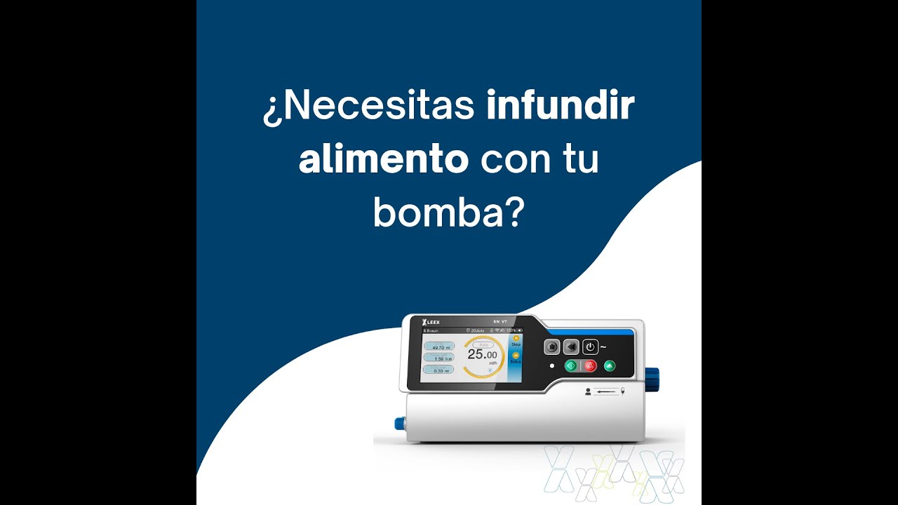 Bomba Volumétrica V7 Leex - Infusión de alimentación