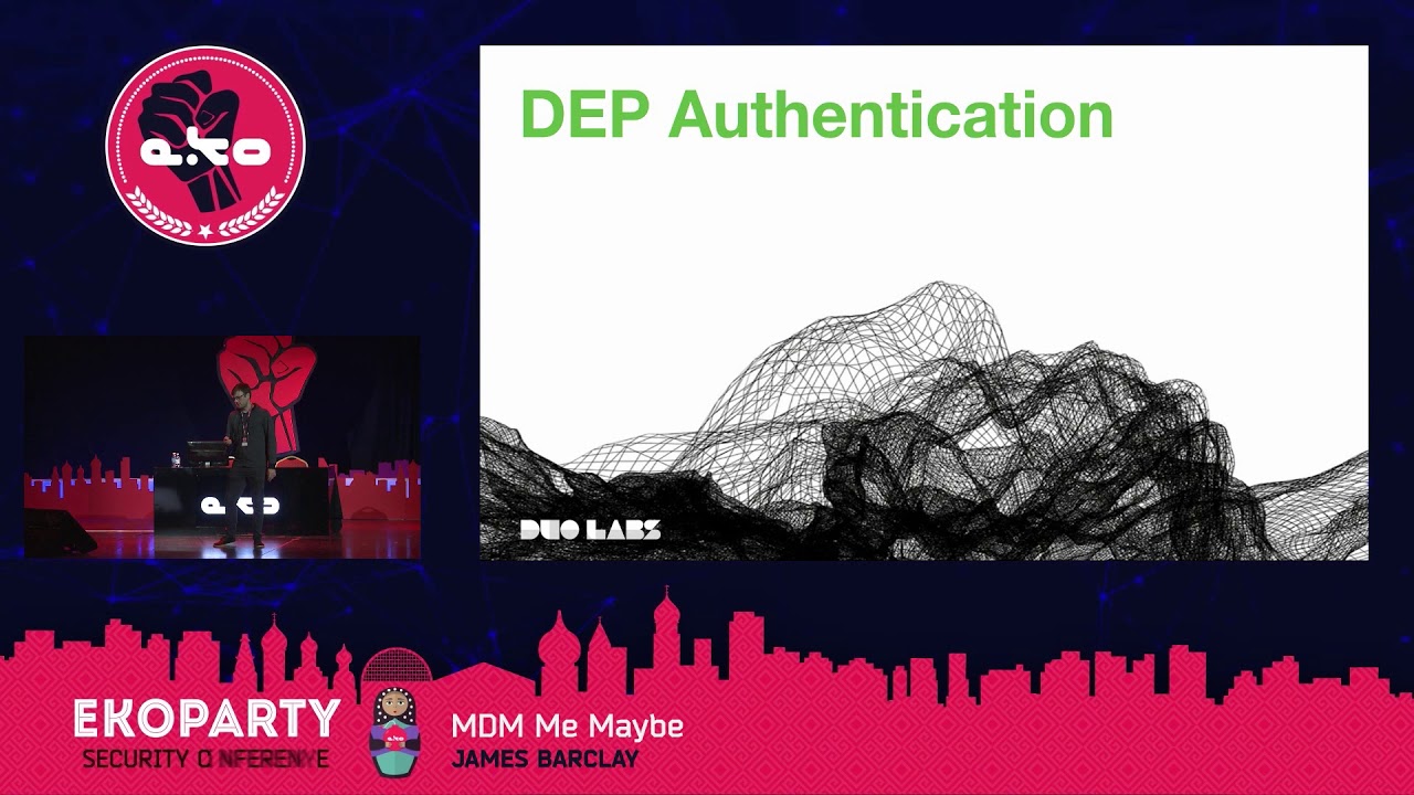 James Barclay - MDM Me Maybe - Ekoparty 2018