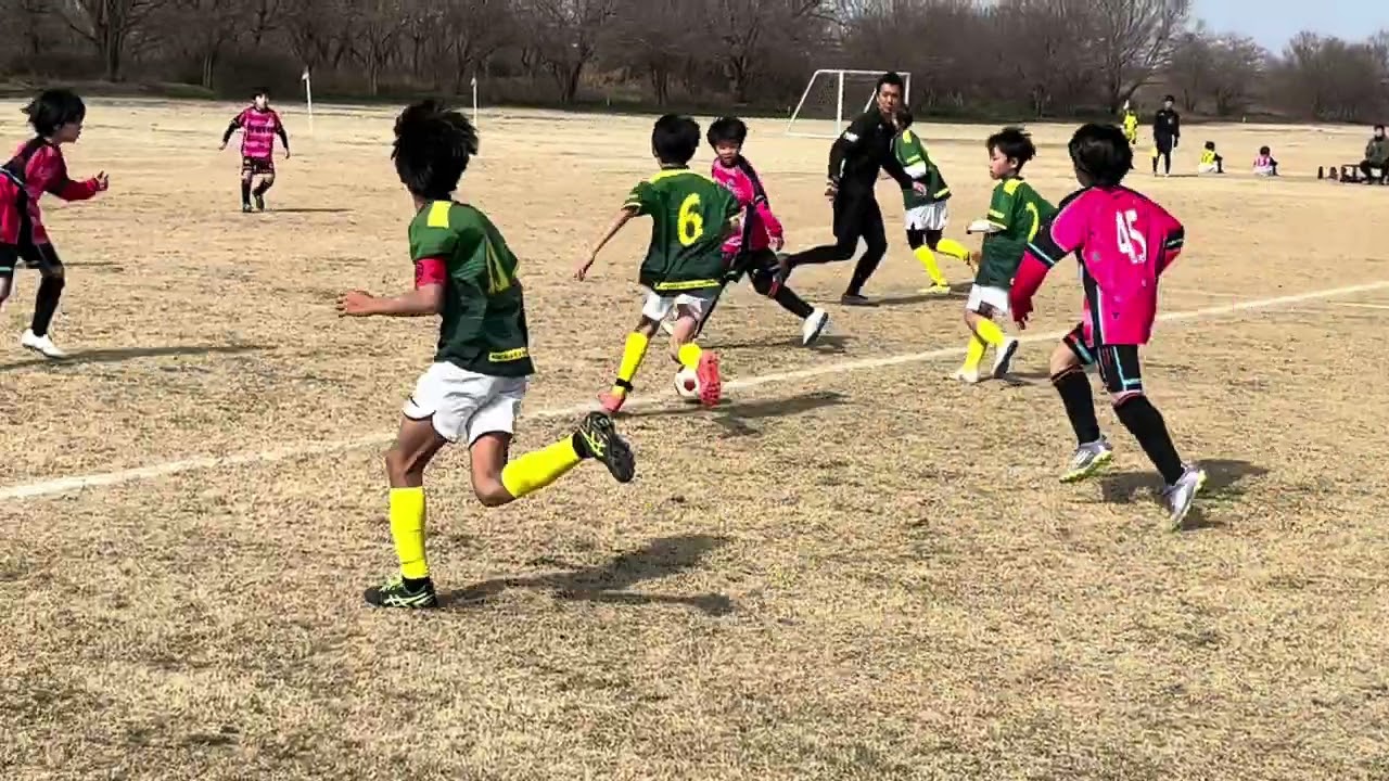 2/14 U11 松戸市長杯　対きぼうA 後半　5-2