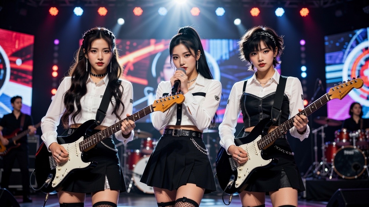 💥그냥 틀어만 두세요, 당신의 분위기를 바꿔줄 음악💥.  걸그룹 밴드스타일 playlist.  상큼한 댄스음악 (49:50)
