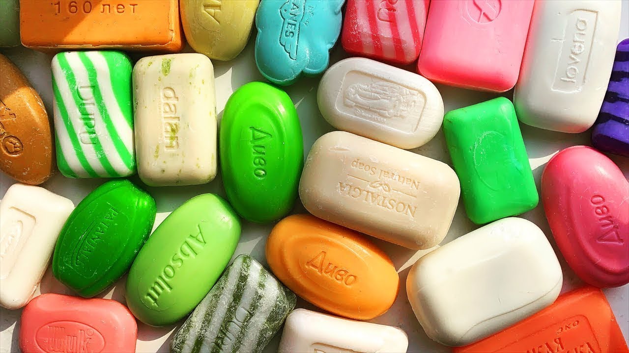 1 Hour ASMR  Glossy Glam Hard SOAP CUTTING 💕✨ Crushing Crunchy Soap Cubes 💗