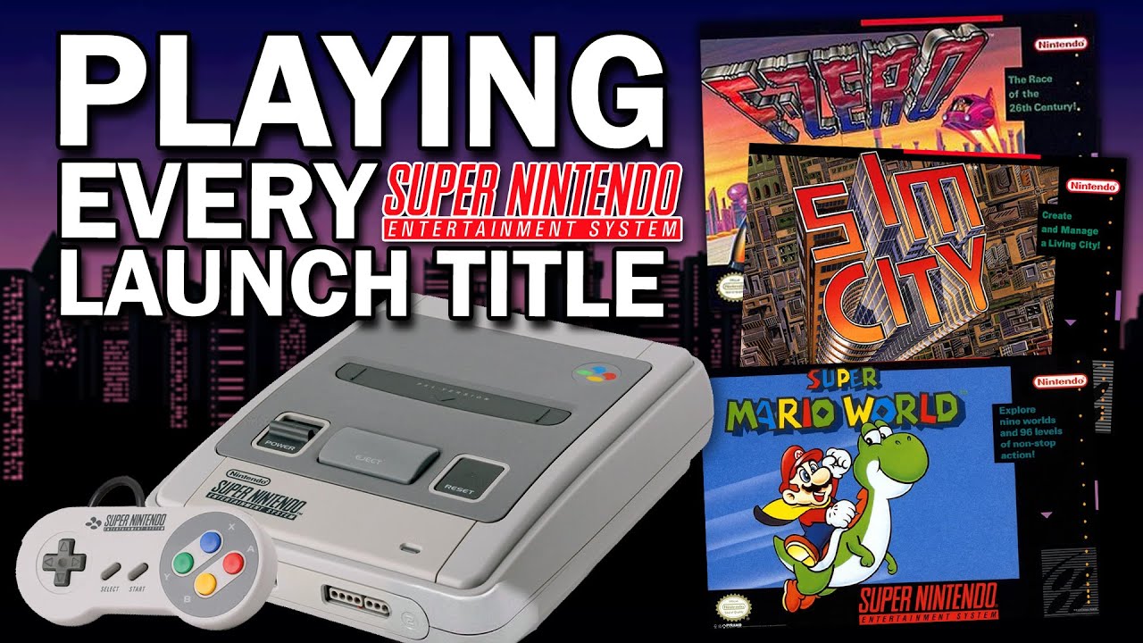 PLAYING EVERY SNES LAUNCH GAME