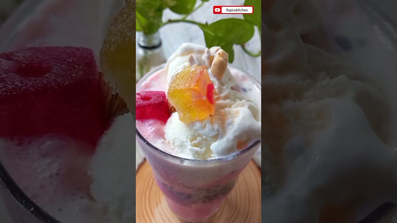 Step by step falooda recipe|| how to make falooda ice-cream at home || falooda recipe ||