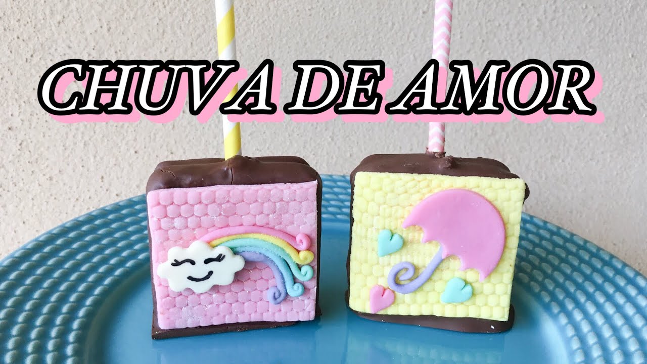 PIRULITO QUADRADO CHUVA DE AMOR