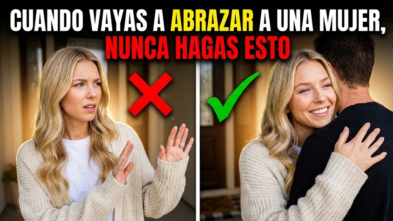 Cuando vayas a abrazar a una mujer, NUNCA hagas esto