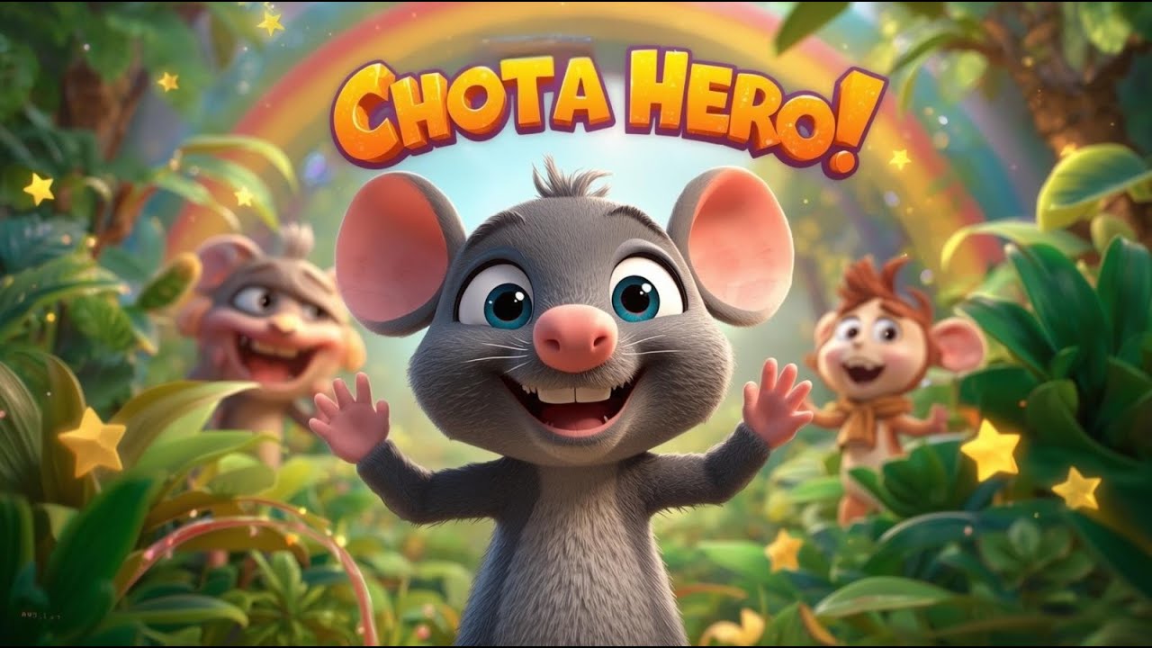 Chotu Chuha 🐭 | Size Chhota, Dil Sabse Bada ❤️ | Emotional Jungle Story for Kids