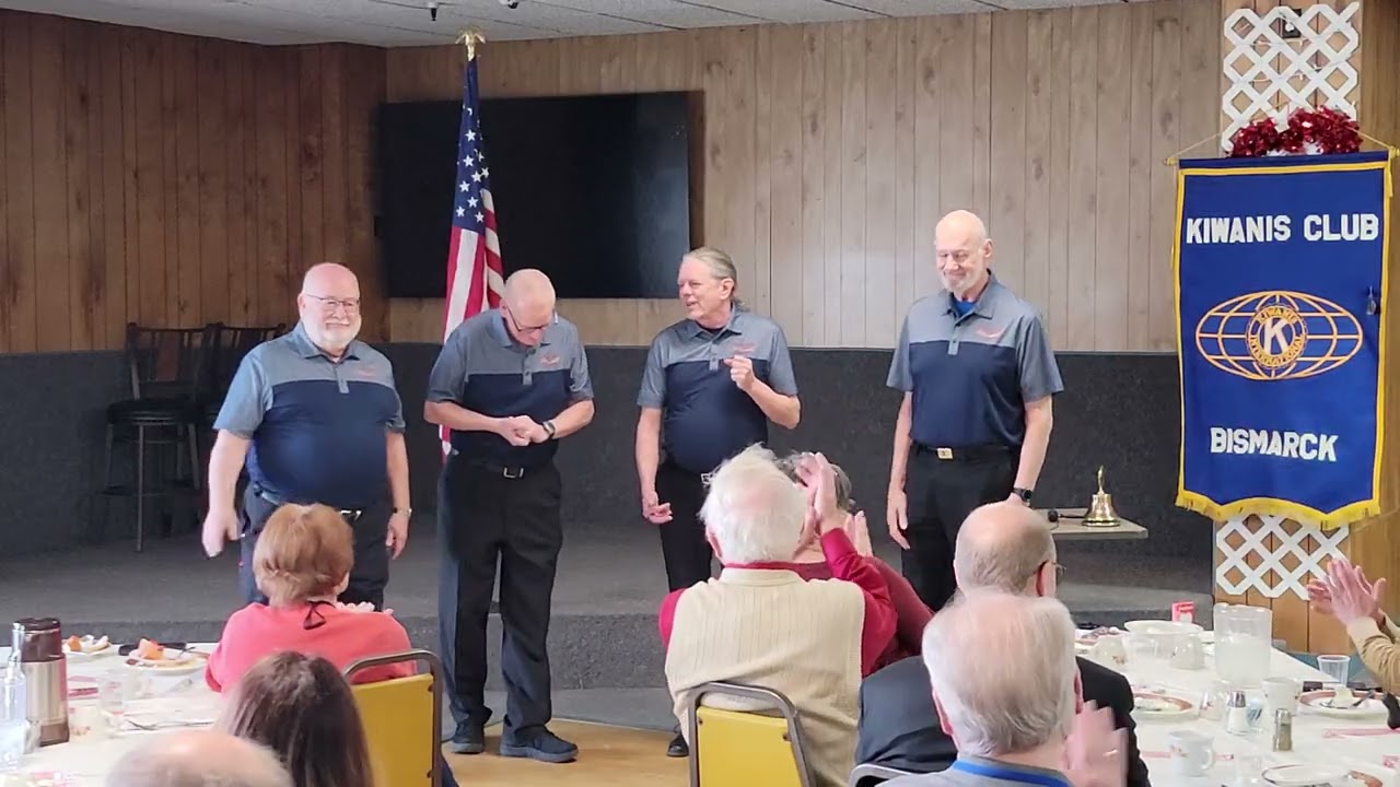 Northern Lights Quartet 🎶 performance for the Bismarck Kiwanis Club ❤️