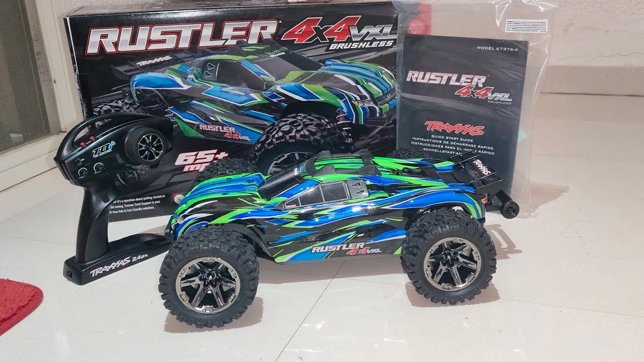 Traxxas Rustler 4X4 VXL HD Version.